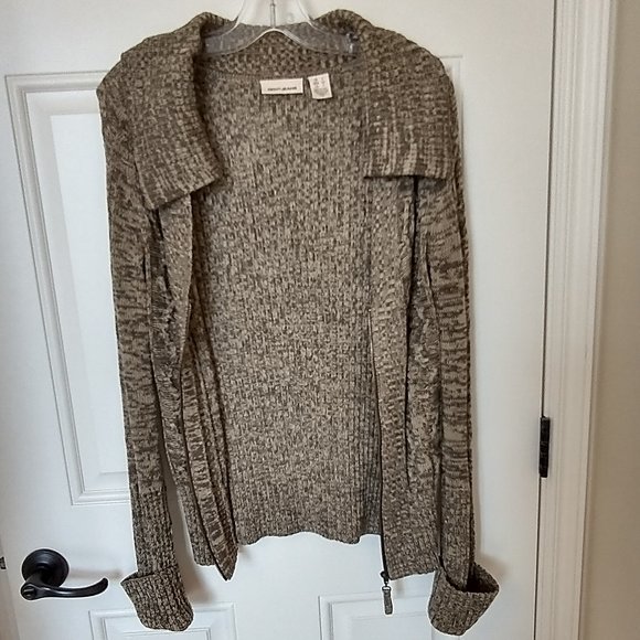 DKNY size S zip sweater - Picture 1 of 12
